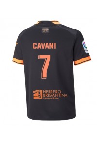 Fotbalové Dres Valencia Edinson Cavani #7 Venkovní Oblečení 2022-23 Krátký Rukáv